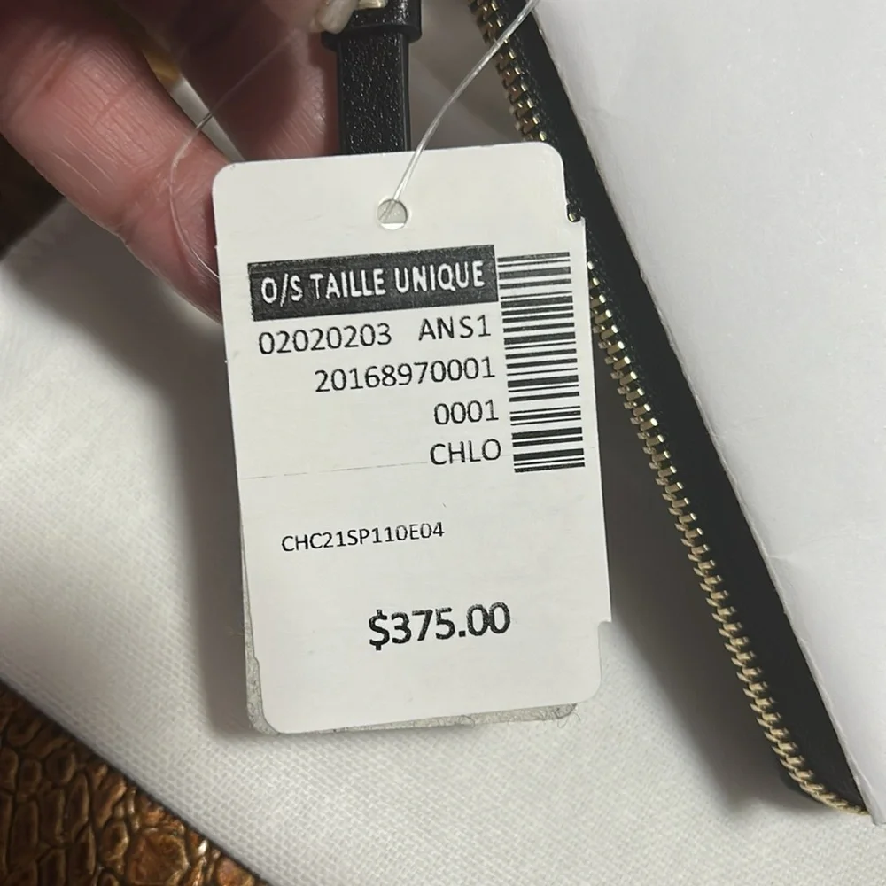 Sold❤️BNWT Chloé Black Leather Card Holder - Picture 8 of 8